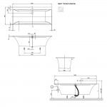 Ванна квариловая Villeroy&Boch Squaro Edge 12